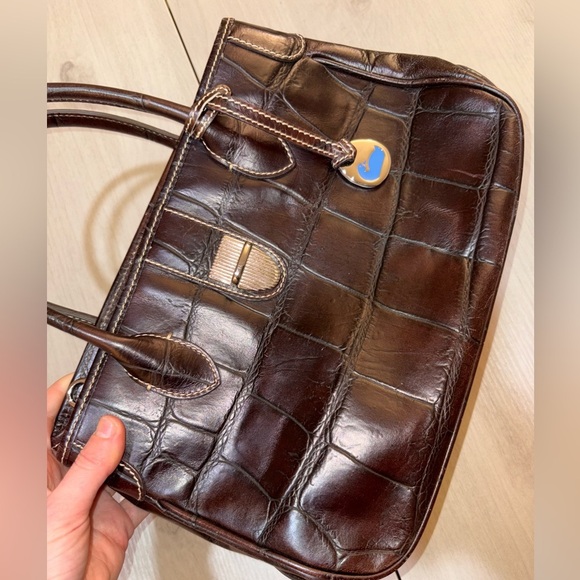 Dooney & Bourke Handbags - Dooney & Bourke Pink and Brown Tote Bag